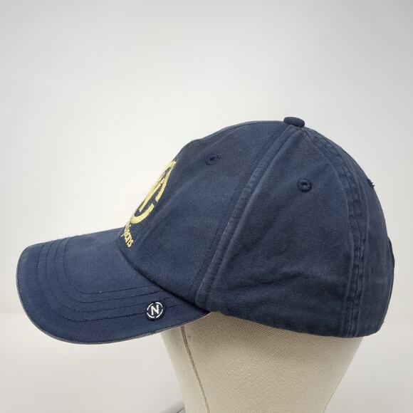 Nautica Jeans Slideback Hat Blue One Size Adjustable Embroidered 6 Panel - Picture 3 of 9